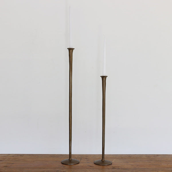 Forged Medium Candlestick in Antique Brass Finish