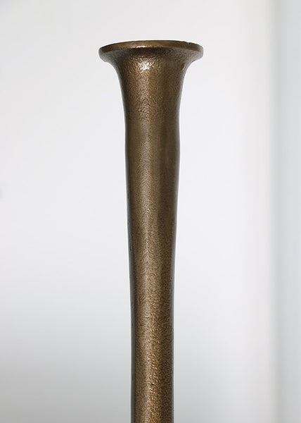 Forged Medium Candlestick in Antique Brass Finish