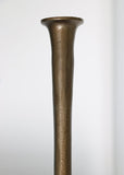 Forged Tall Candlestick in Antique Brass Finish