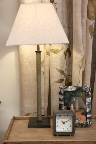 Marco Lamp Base with Textured Stem