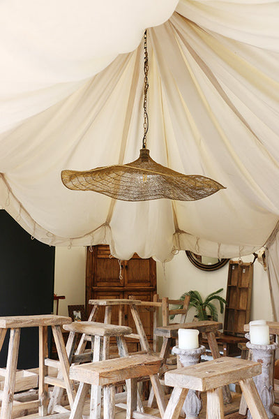 Phoebe Antique Brass Finish Hanging Light