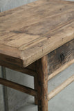 Antique Wooden Console With Drawers 1020