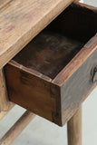 Antique Wooden Console With Drawers 1020