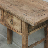 Antique Wooden Console with Drawers 1020L