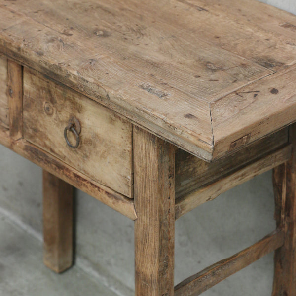 Antique Wooden Console with Drawers 1020L