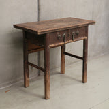 Antique Wooden Console with Drawers 970L