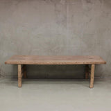 Antique Wooden Coffee Table Large