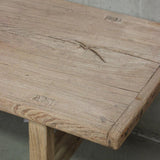 Antique Wooden Coffee Table Large
