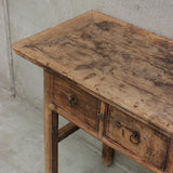 Antique Wooden Console with Drawers 650L