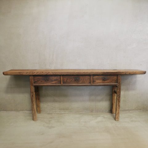 Antique Wooden Console with Drawers 2310L