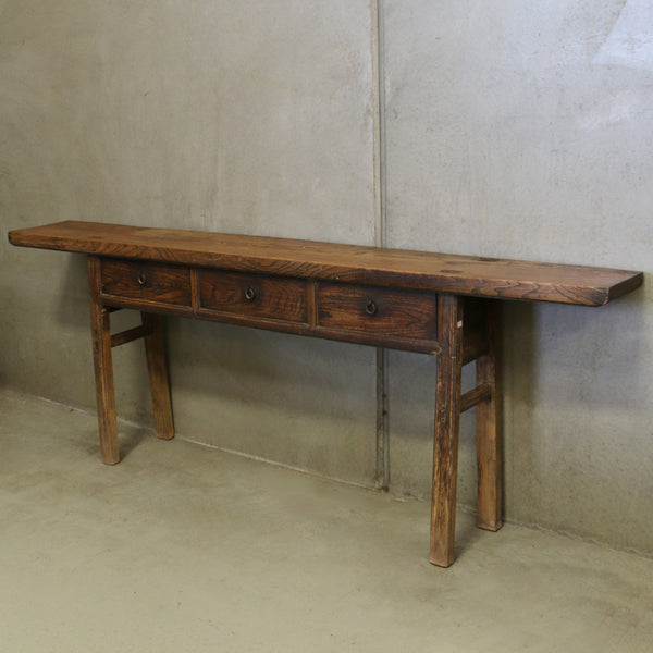 Antique Wooden Console with Drawers 2310L