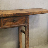 Antique Wooden Console with Drawers 2310L