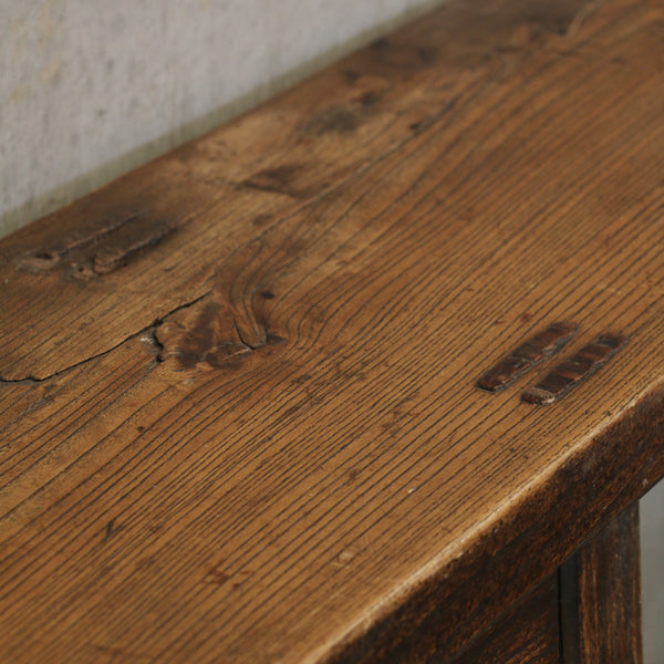 Antique Wooden Console with Drawers 2310L