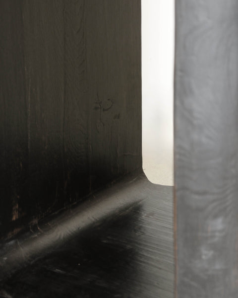 Akito Round Dining Table in Dark Oak Finish