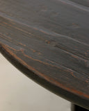 Akito Round Dining Table in Dark Oak Finish