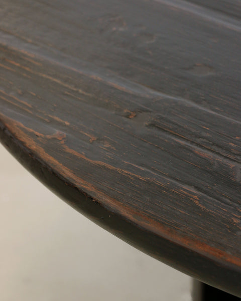 Akito Round Dining Table in Dark Oak Finish