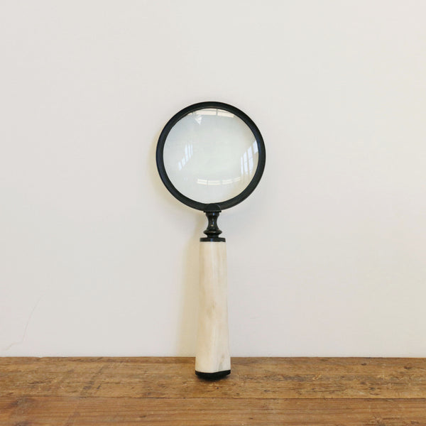 Magnifying Glass with Cream Bone Handle