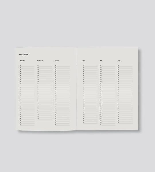 Daily Diary 2026 Olive Deco