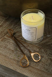 Candle Wick Trimmer in Brass Finish