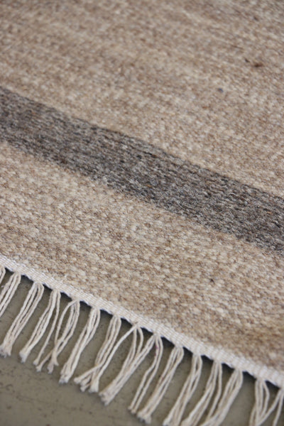 Wanaka  Tribal Wool Woven Rug Earth Tones 180 x 120