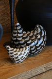 Ceramiques De Lussan Pullet in White with black Specks - Small