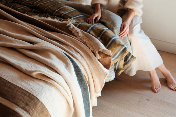 Libeco Throw / Fouta in Dakota Stripe 110 x 180