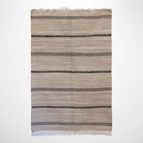 Wanaka Tribal Wool Woven Rug Earth Tones 240 x 150