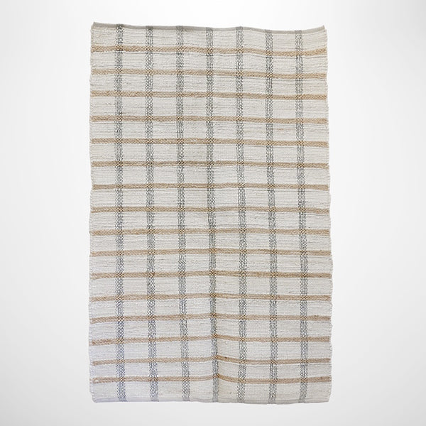 Ibiza Natural, Ivory & Black Rug 180 x 120