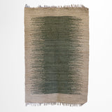 Green Ombre Jute Kilim Rug 180 x 120