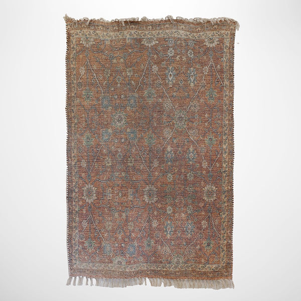 Persian Rug Terracotta & Greens