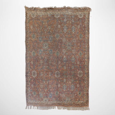 Persian Rug Terracotta & Greens