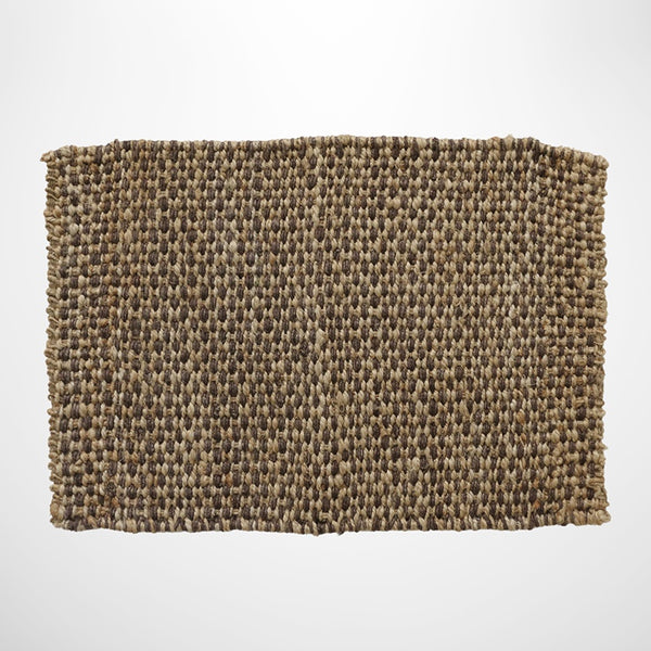 Aubergine & Natural Door Mat