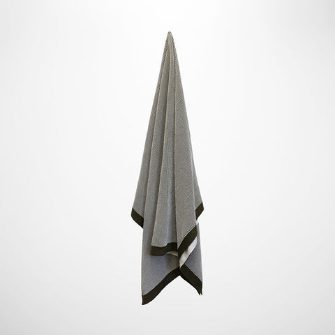 Dunedin Olive & Ivory Throw Boucle Weave