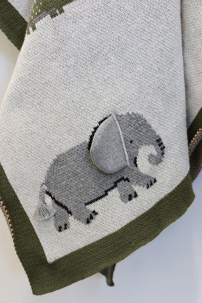Animal Playtime Cotton Baby Blanket