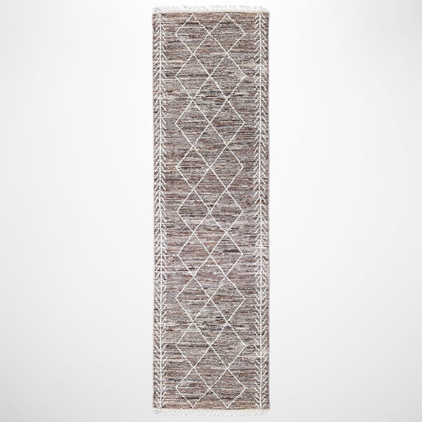Hand Knotted Moroccan Style Runner 474 x 93cm