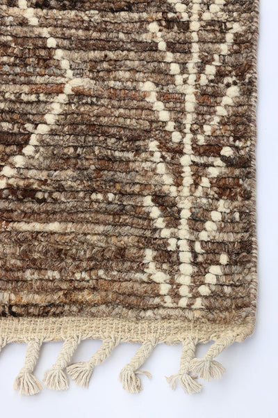 Hand Knotted Moroccan Style Runner 474 x 93cm