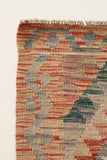 Hand Knotted Afghan Kilim Rug | Veeda | 82 x 123