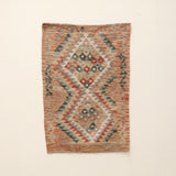 Hand Knotted Afghan Kilim Rug | Veeda | 82 x 123