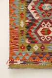 Hand Knotted Afghan Kilim Rug | Basma | 76 x 130