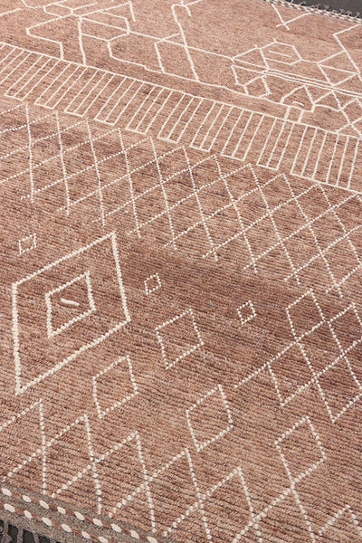 Hand Knotted Moroccan Style Rug 317 x 239cm