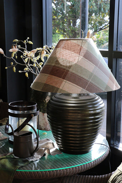 Haveli Lamp Base in Antique Brass Finish