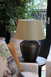 Haveli Lamp Base in Antique Brass Finish