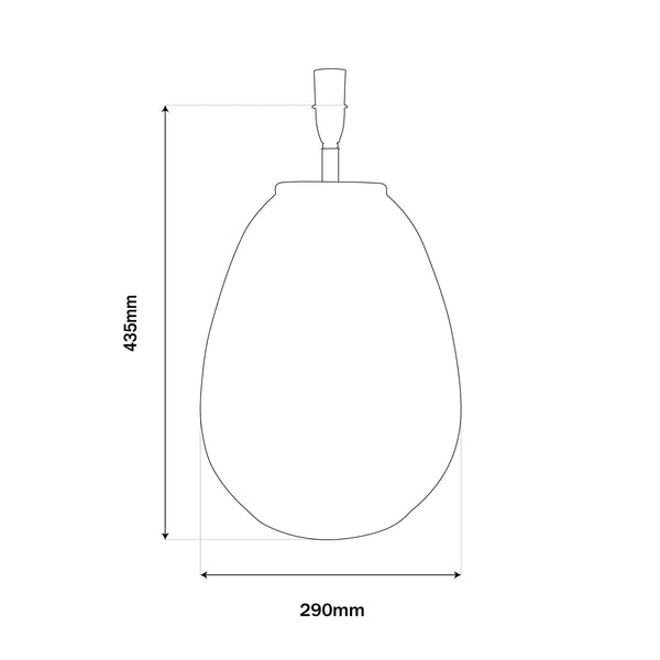 Saison Urn Lamp Base in Dark Antique Brass Finish