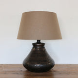 Genie Beaten Bronze Lamp Base