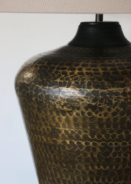 Egyptian Style Urn Base in Bronze Finish