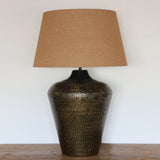 Egyptian Style Urn Base in Bronze Finish