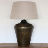 Egyptian Style Urn Base in Bronze Finish