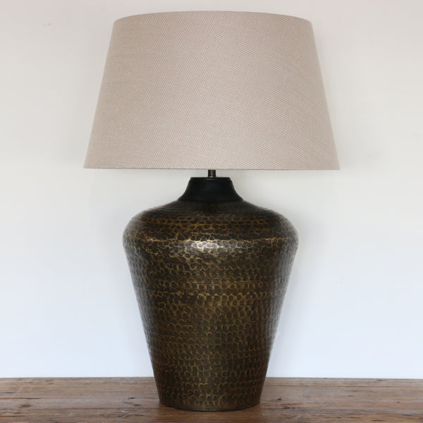 Egyptian Style Urn Base in Bronze Finish