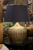Saffron Urn Lamp Base in Brass Antique Finish