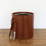 Croco Ice Bucket with Leather
